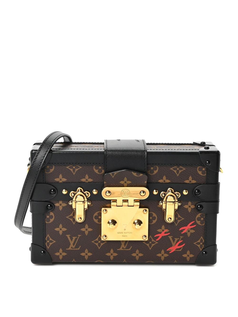 Louis Vuitton Petite Malle Black #347419L24B